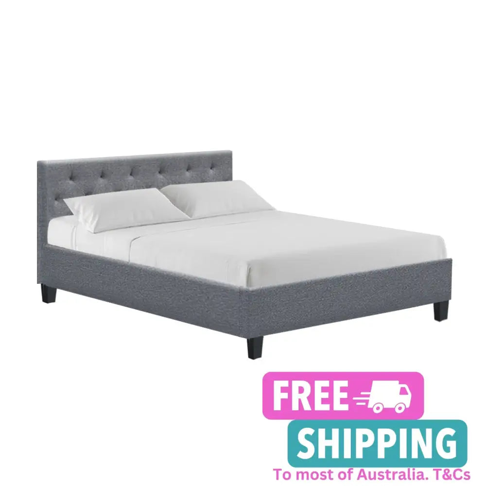 Vanke Bed Frame Fabric- Queen Furniture > Bedroom