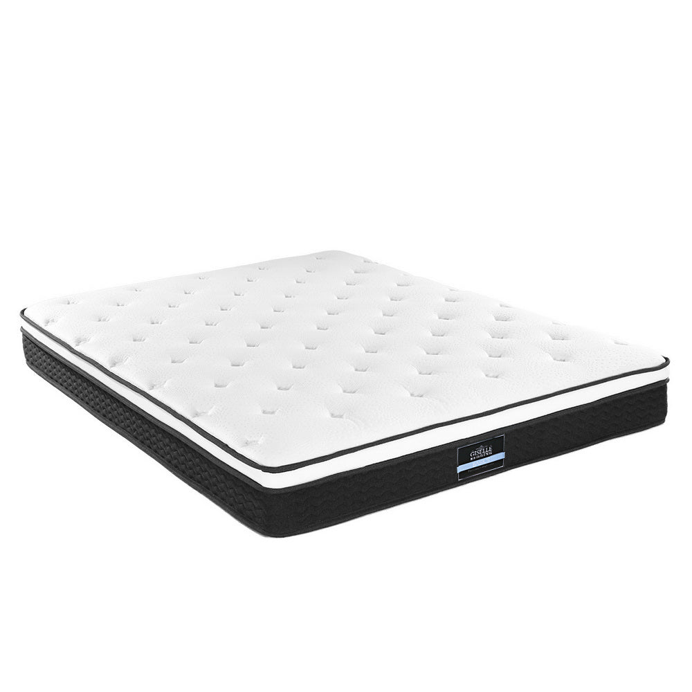 Bonita Euro Top Bonnell Spring Mattress 21Cm Thick Double Furniture > Mattresses