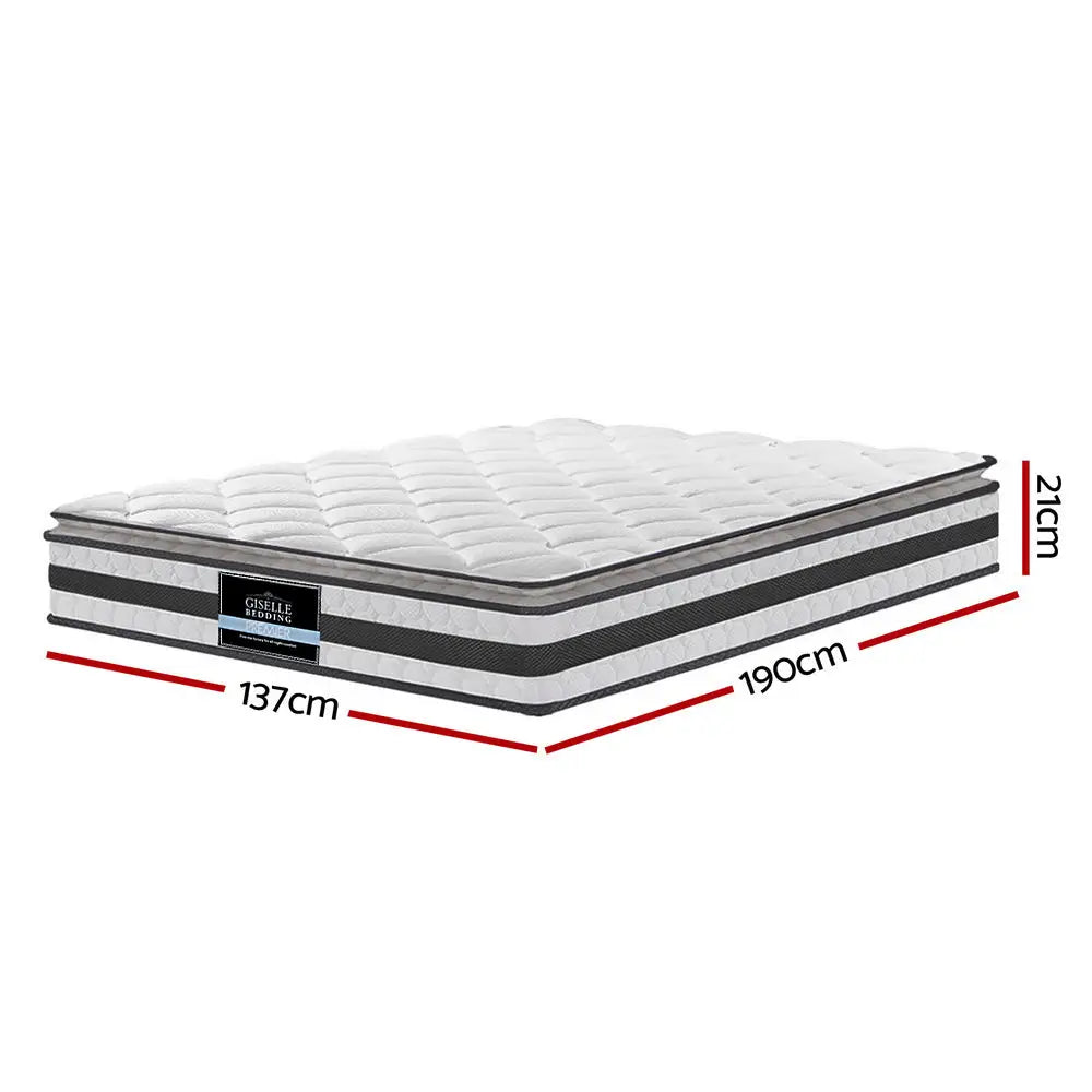 Normay Bonnell Spring Mattress 21Cm Thick Double Furniture > Mattresses