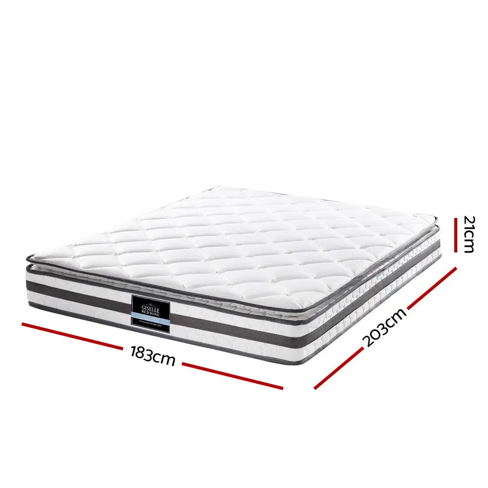 Normay Bonnell Spring Mattress 21Cm Thick King Furniture > Mattresses
