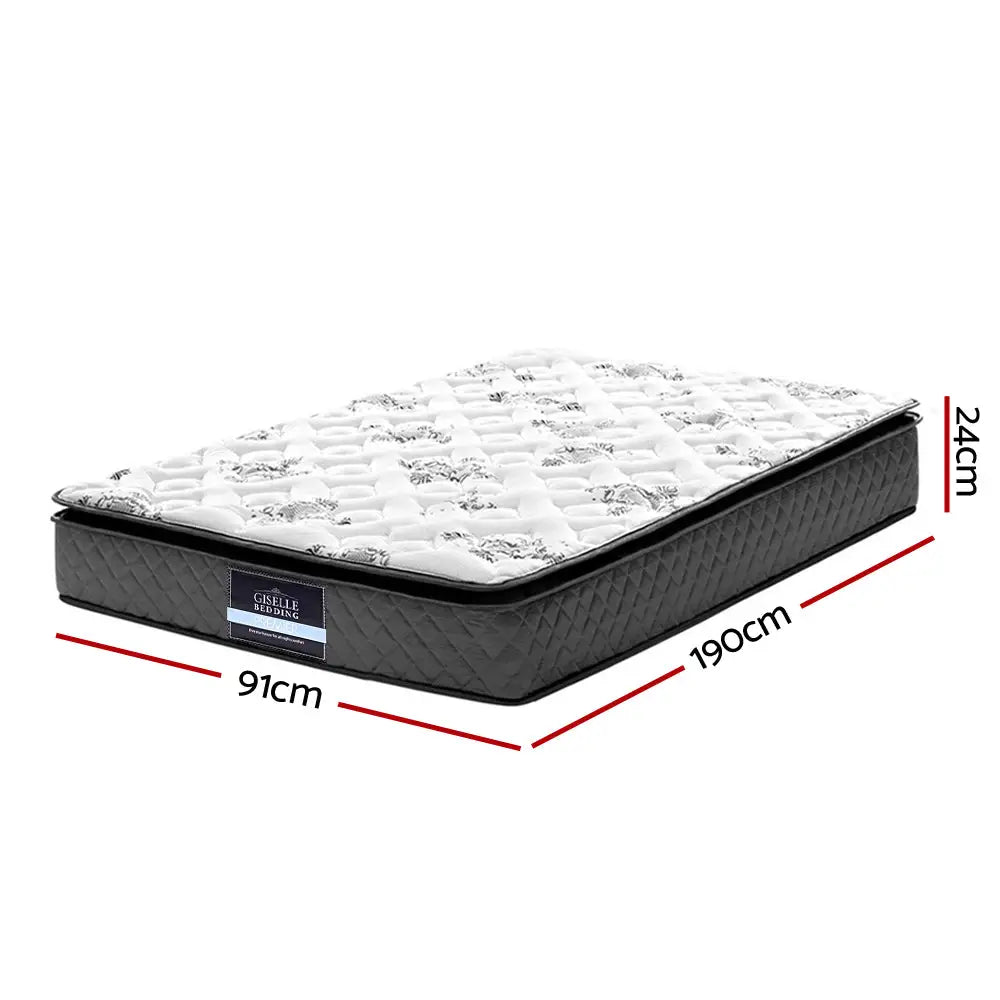 Rocco Bonnell Spring Mattress 24Cm Thick Single Furniture > Mattresses