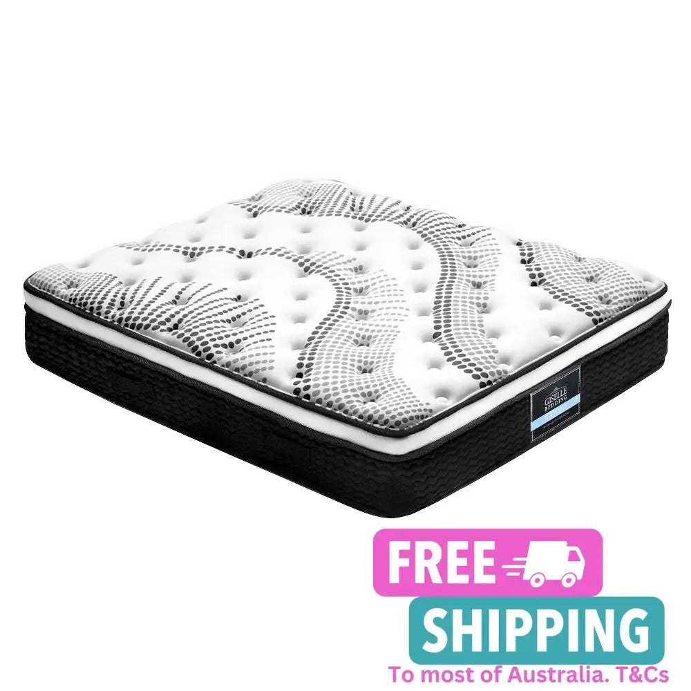 Como Euro Top Pocket Spring Mattress 32Cm Thick Queen Furniture > Mattresses