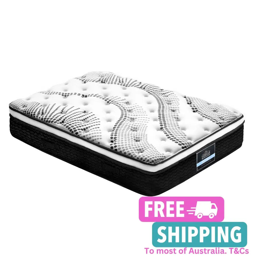 Como Euro Top Pocket Spring Mattress 32Cm Thick Single Furniture > Mattresses