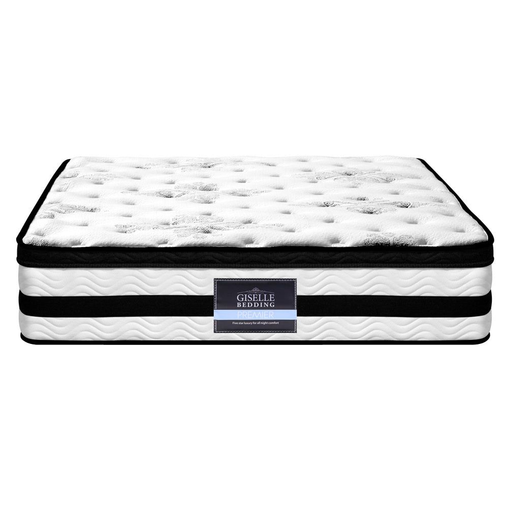 Algarve Euro Top Pocket Spring Mattress 34Cm Thick Double Furniture > Mattresses