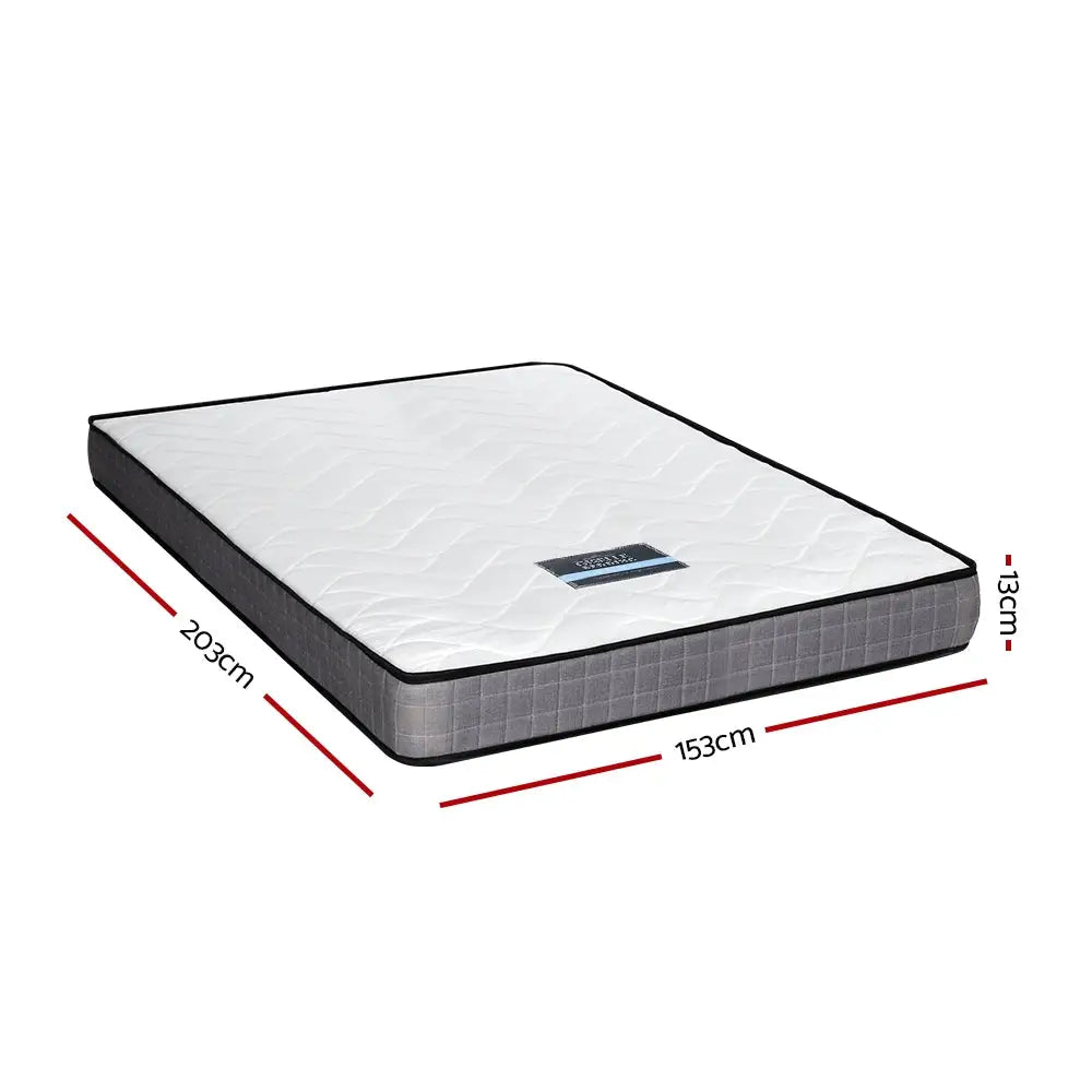 Mattress Medium Firm Mattresses Tight Top Bonnel Spring 13Cm Queen Furniture >