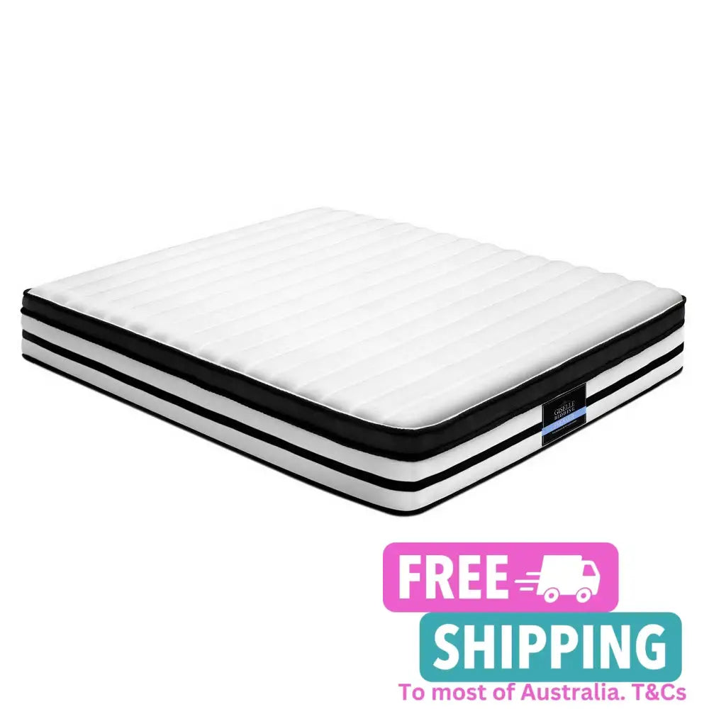 Rostock Euro Top Pocket Spring Mattress 27Cm Thick Queen Furniture > Mattresses