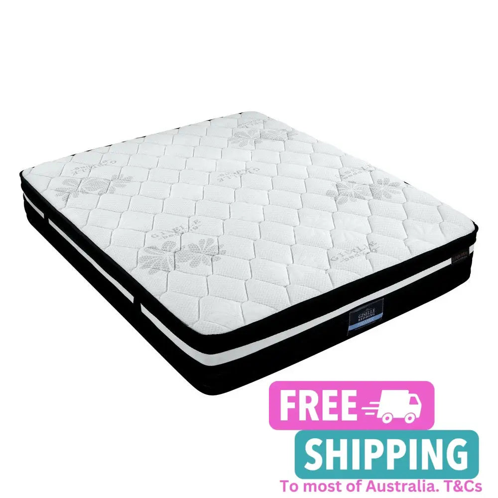 King Mattress Size Extra Firm 7 Zone Pocket Spring Foam 28Cm Furniture > Mattresses