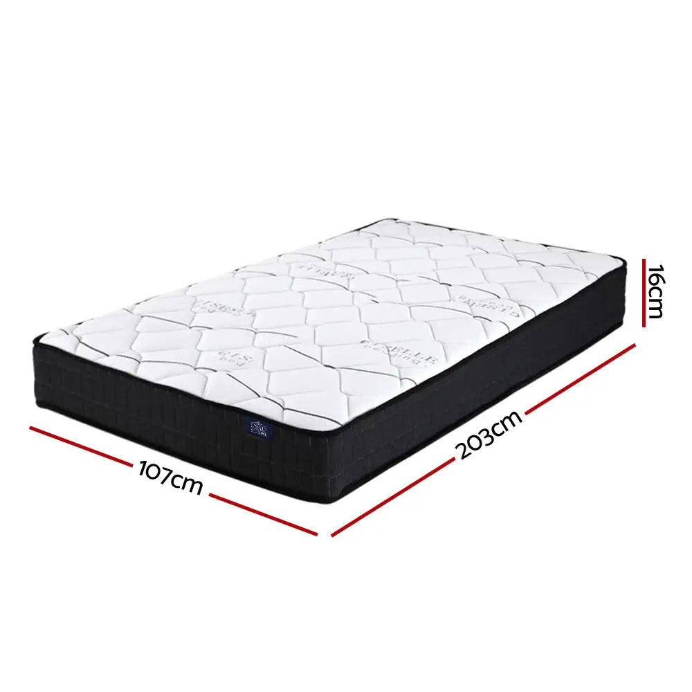 Glay Bonnell Spring Mattress 16Cm Thick King Single Furniture > Mattresses