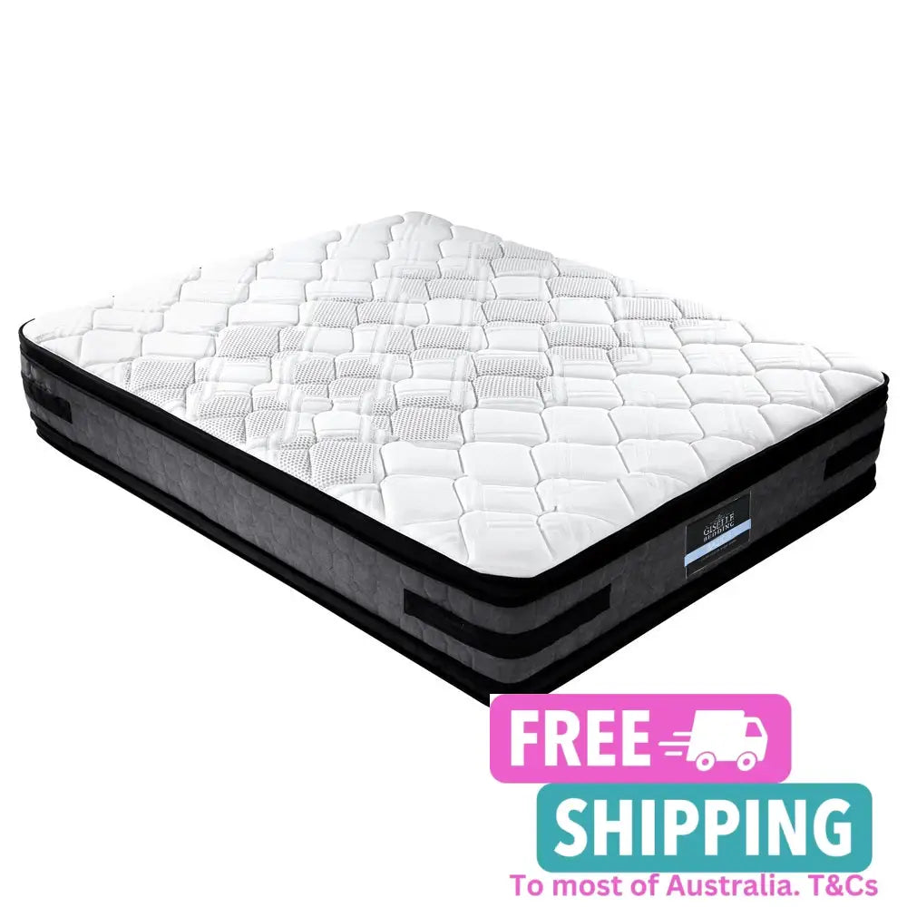 Luna Euro Top Cool Gel Pocket Spring Mattress 36Cm Thick Queen Furniture > Mattresses