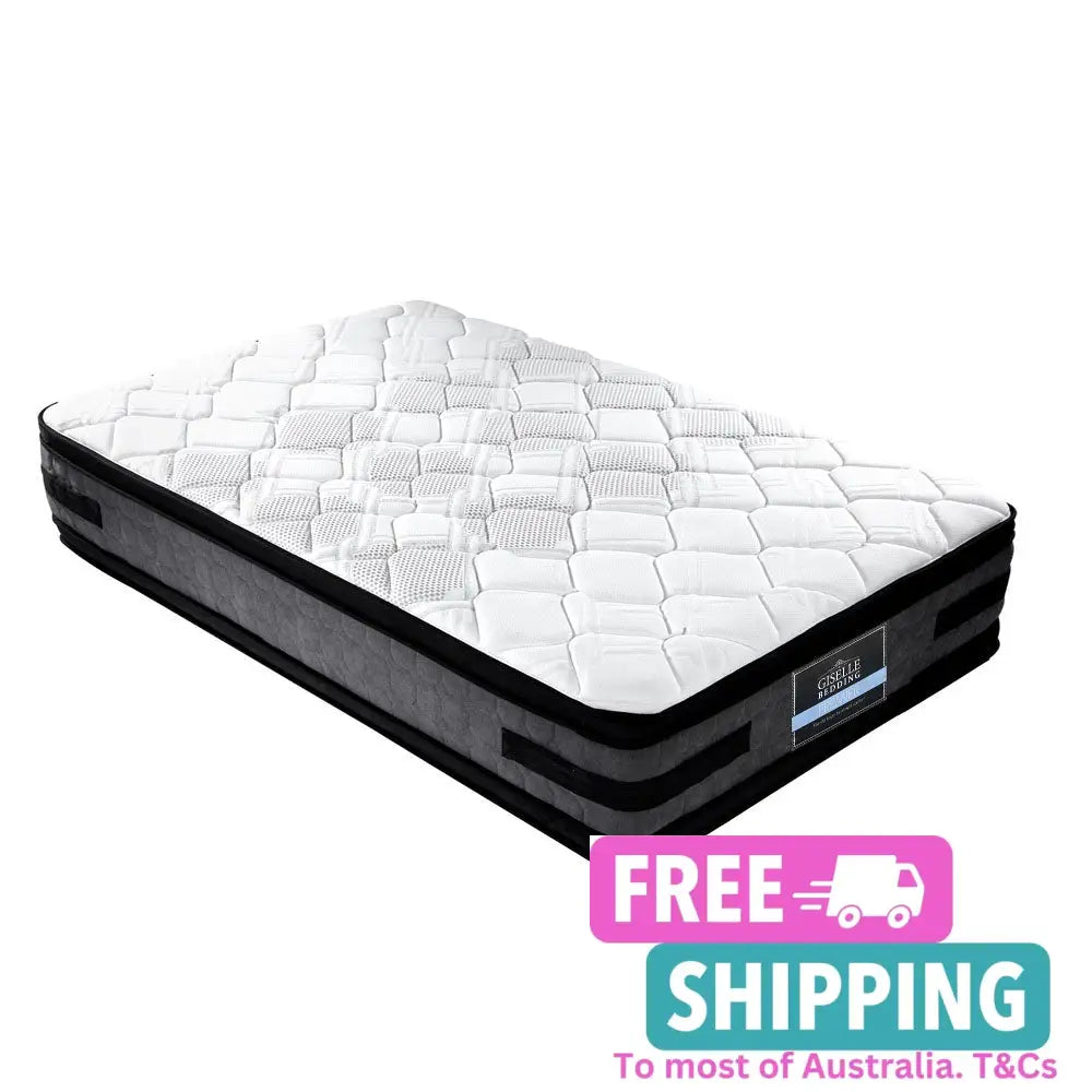 Luna Euro Top Cool Gel Pocket Spring Mattress 36Cm Thick Single Furniture > Mattresses