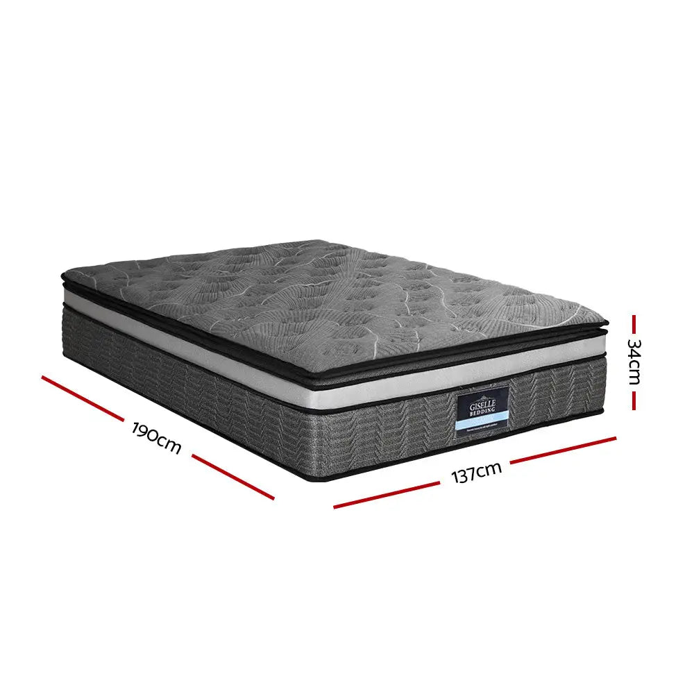 Mattress Pocket Mini Spring Mattresses Medium Firm 9-Zone Bed Double Furniture >