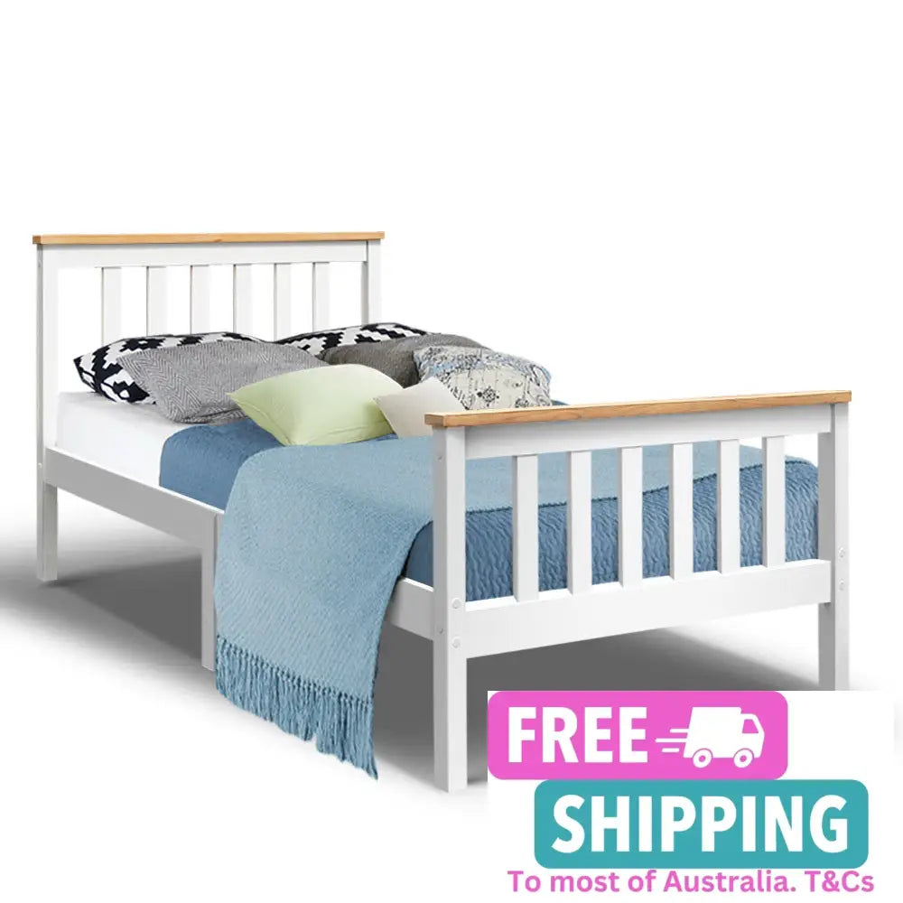 Single Wooden Bed Frame Bedroom Furniture Kids >